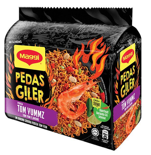 Maggi Pedas Giler Tom Yummz (5x76g)