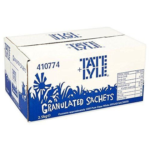 Tate & Lyle White Sugar Sachets - Box of 1000