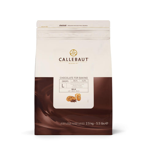 Callebaut Baking Drops Milk Chocolate Chips 2.5kg