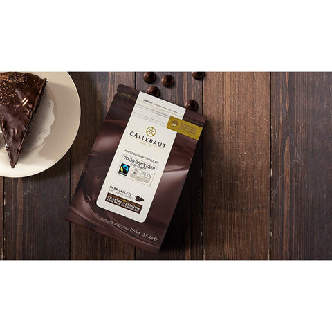 Callebaut Dark Chocolate Callets 70-30-38 70.5% 2.5kg
