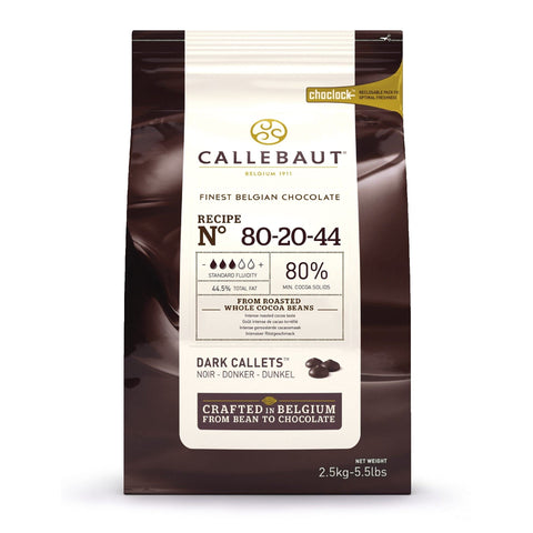 Callebaut Power 80 Dark Chocolate 80% 2.5kg