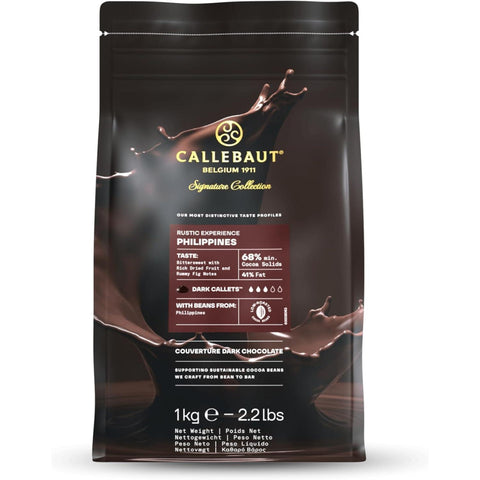 Callebaut Rustic Philippines Couverture Dark Chocolate Callets 1kg