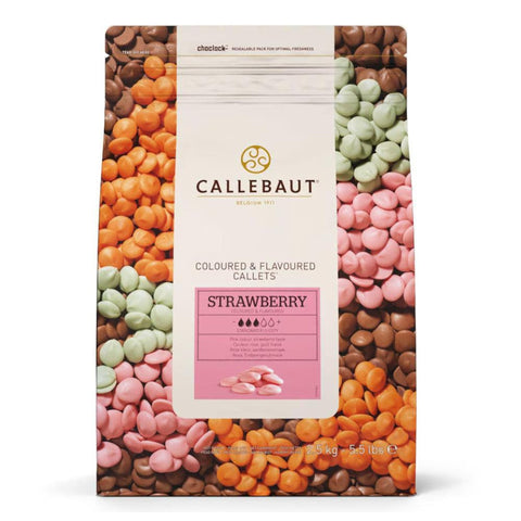 Callebaut Strawberry Chocolate Callets 2.5kg