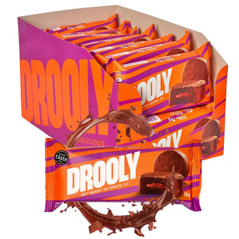 Drooly Chocolate Brownie Filled Cake Twinpack 14x75g