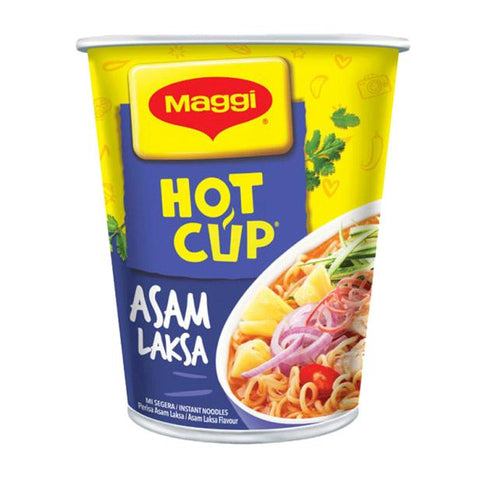 Maggi Hot Cup Asam Laksa Instant Noodles 54x59g