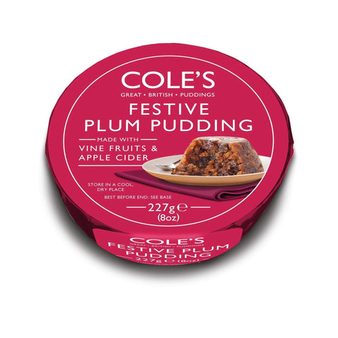 Cole's Festive Plum Pudding 227g