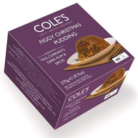 Cole's Boxed Figgy Christmas Pudding 6 x 275g