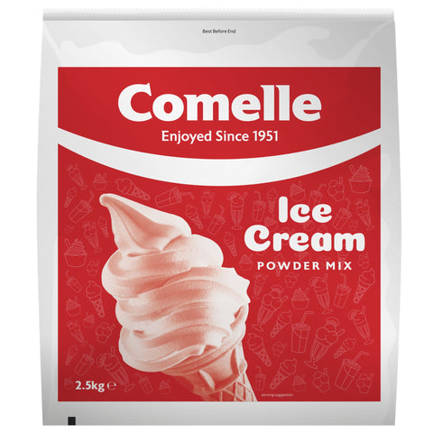 Comelle CM Vanilla Ice Cream Powder Mix, 2.5kg catering pack