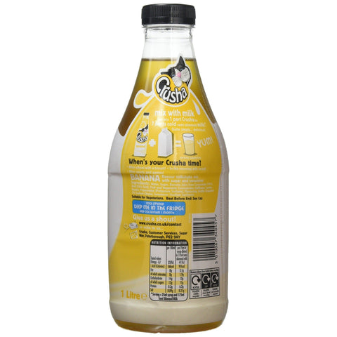 Crusha Banana Flavour Milkshake Mix 1 Litre