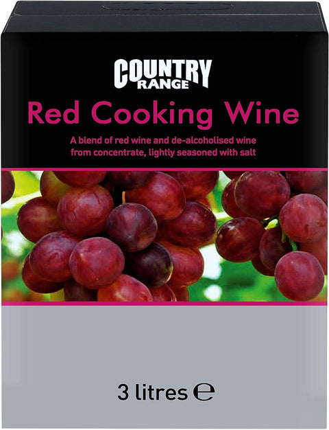 Country Range Red Cooking Wine 1x3ltr