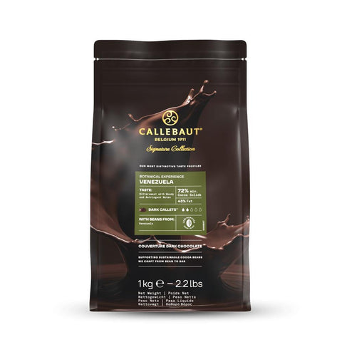Callebaut Botanical Venezuela Couverture Dark Chocolate Callets 1kg
