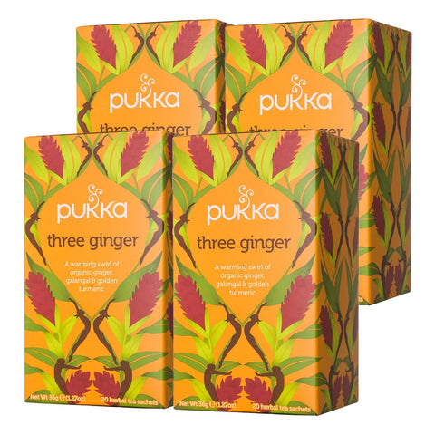 Pukka Three Ginger - Pack of 20 Tea Bags