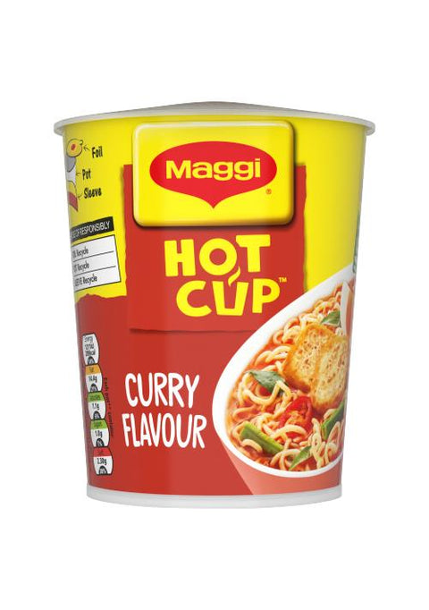 Maggi Hot Cup Curry  Instant Noodles54x58g