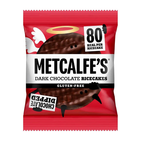Metcalfes Dark Chocolate Rice Cakes 12x34g