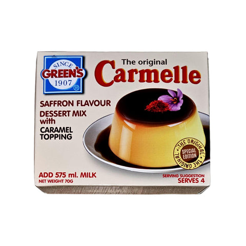 Green’s Original Carmelle Dessert Mix Saffron Flavour 6x70g