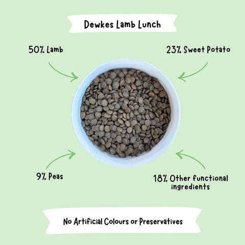 Dewkes Lamb Lunch Small Breed Grain Free Dog Food 2kg
