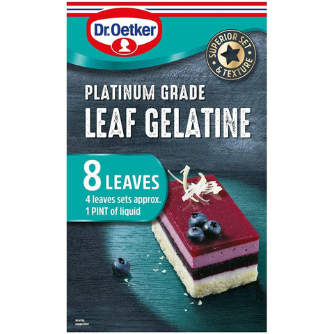 Dr Oetker Leaf Gelatine 30 x 13g