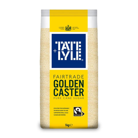 Tate & Lyle Fairtrade Golden Caster Sugar 1kg