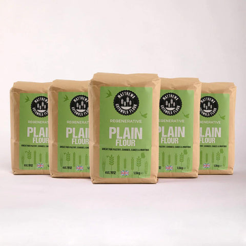 Matthews Regenerative Fine Plain Flour 5x1.5kg