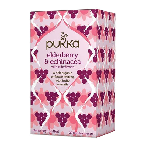 Pukka Elderberry & Echinacea - Pack of 20 Tea Bags