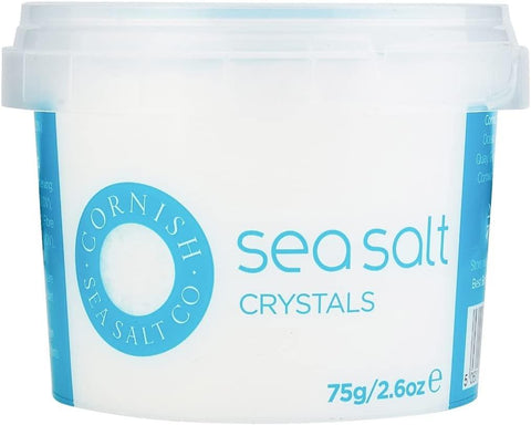 Cornish Sea Salt Crystals Pinch Pot 8x75g