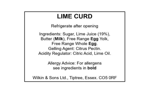 Tiptree Lime Curd 312g