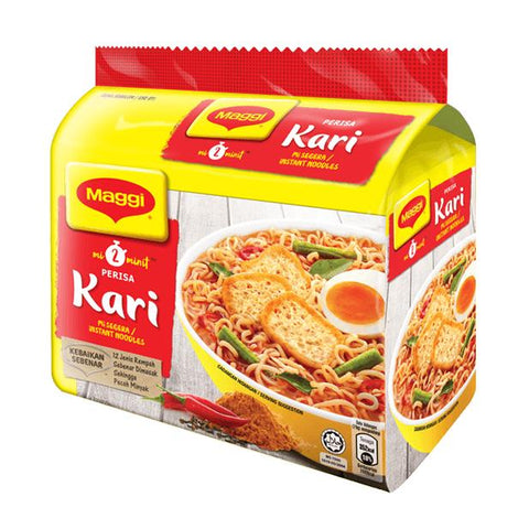 Maggi 2 Minutes Perisa Curry  Instant Noodles 12x5x79g