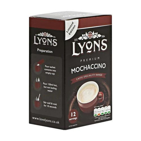 Lyons Mochaccino Sachets 10x12x15g
