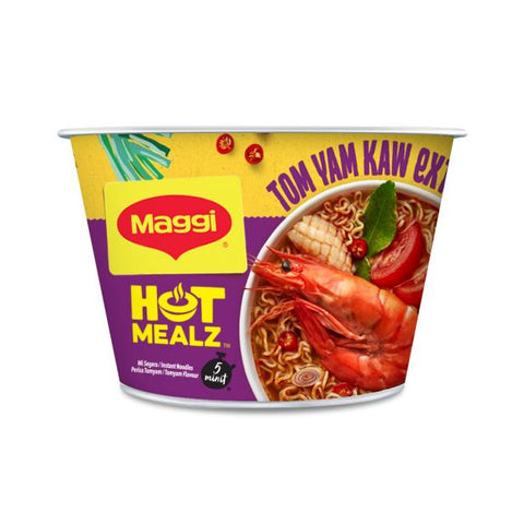 Maggi Hot Mealz Tom Yam Kaw Extra Pot Instant Noodles 12x96g