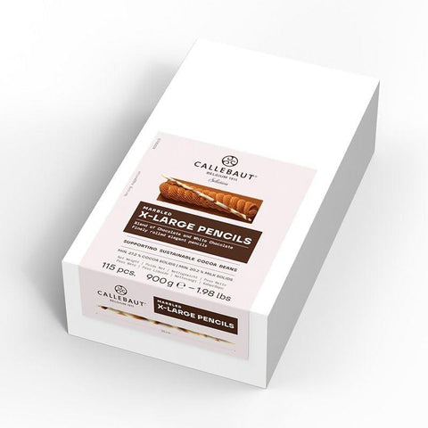 Callebaut Marbled Chocolate & White Chocolate X-Large Pencils 900g