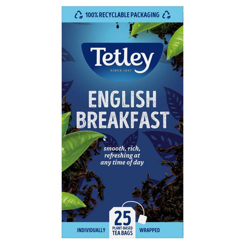 Tetley English Breakfast Tea - 6x25 Tea Bags