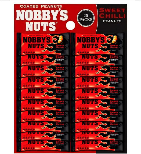 Nobby's Nuts Sweet Chilli Coated Peanuts 20x40g