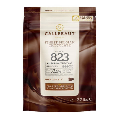 Callebaut Milk 823 Callets Chocolate 1kg