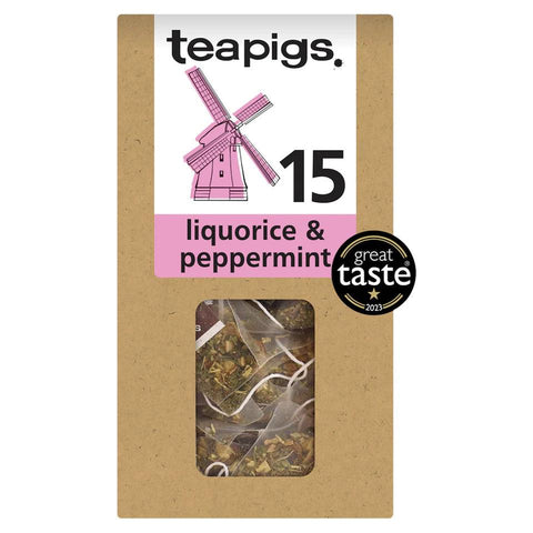 Teapig's Liquorice & peppermint 15 Tea Temples