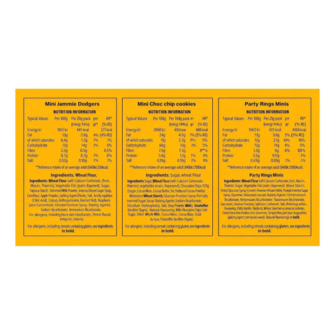 Fox's Mini Biscuits Variety Box 60 Pack, packaging photo 3