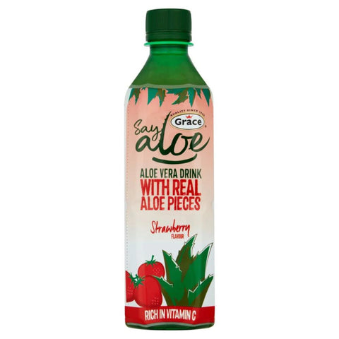 Grace Say Aloe Strawberry 12 x 500ml
