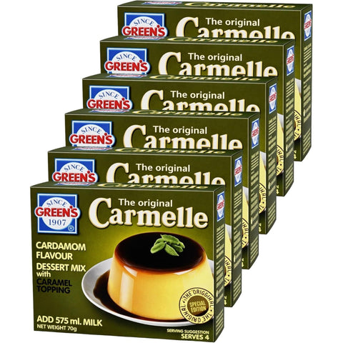 Green’s Original Carmelle Dessert Mix Cardamom Flavour 6 x 70g