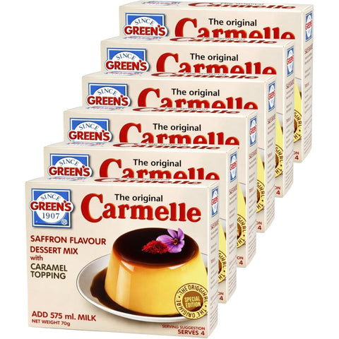 Green’s Original Carmelle Dessert Mix Saffron Flavour 6 x 70g