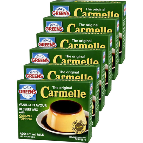 Green’s Original Carmelle Dessert Mix Vanilla Flavour 6 x 70g