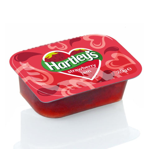 Hartley's Strawberry Jam Portions 100 x 20g