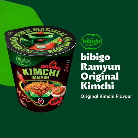 Bibigo Original Kimchi Ramyun Stir-fried  8 x 98g