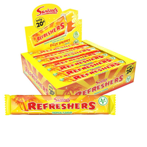 Swizzels Refreshers Tropical Chew Bar 60 x 18g