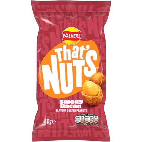 That's Nuts Walkers Smoky Bacon Bag 20 x 40g