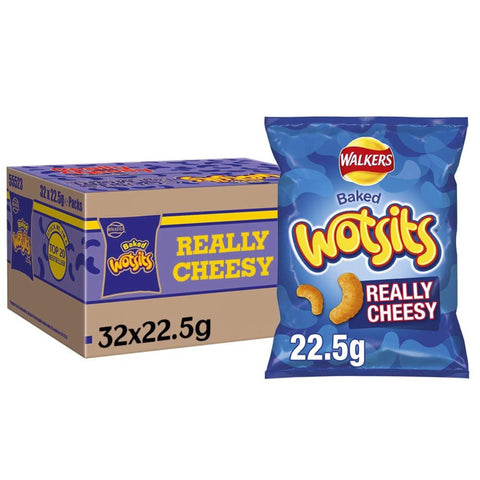 Walkers Wotsits Really Cheesy Snacks 32 x 22.5g