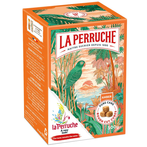 La Perruche Rough Cut Brown Sugar Cubes 6 x 500g