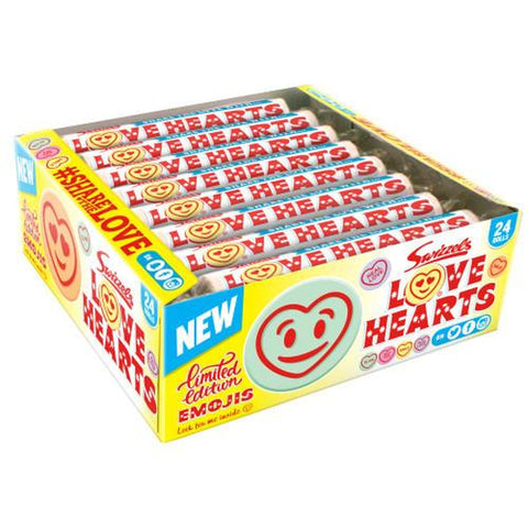 Swizzels Giant Love Hearts 24 x 39g Sweets, packaging photo 2