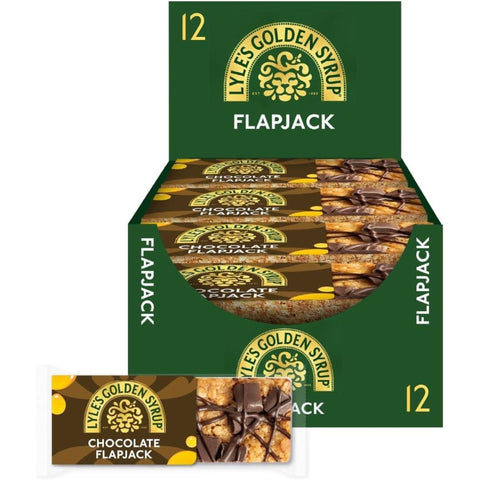 Lyle's Golden Syrup Chocolate Flapjack 12 x 50g