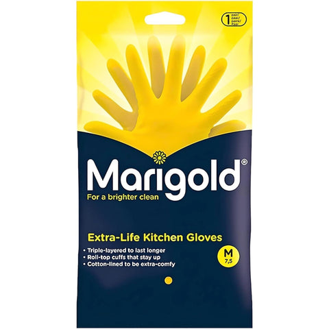 Marigold Kitchen Gloves Medium 6 x 1 Pair of Gloves