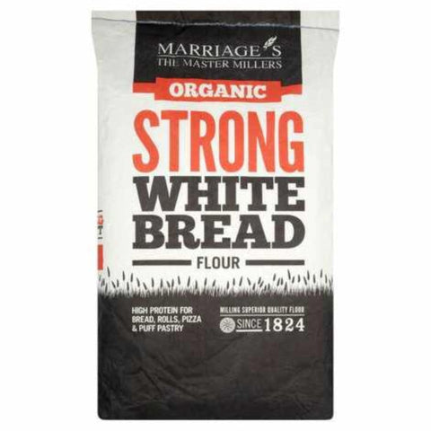 Marriage's Organic Strong White Bread Flour 16kg