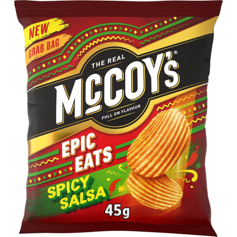 McCoy's Ridge Cut Spicy Salsa 36 x 45g